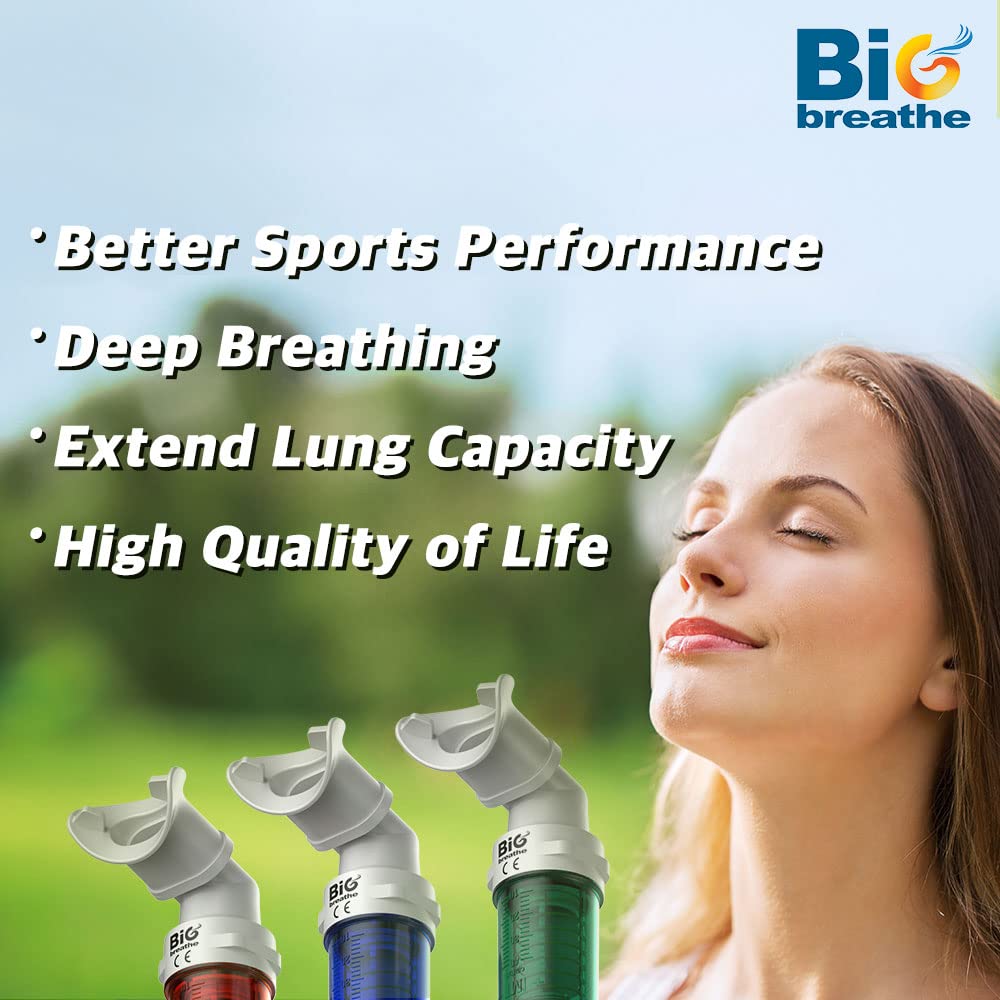 Bigbreathe IMT Low (verde) | Treinador muscular inspiratório para